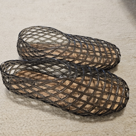 MIA Women's Black Jelly Flats - Picture 1 of 6